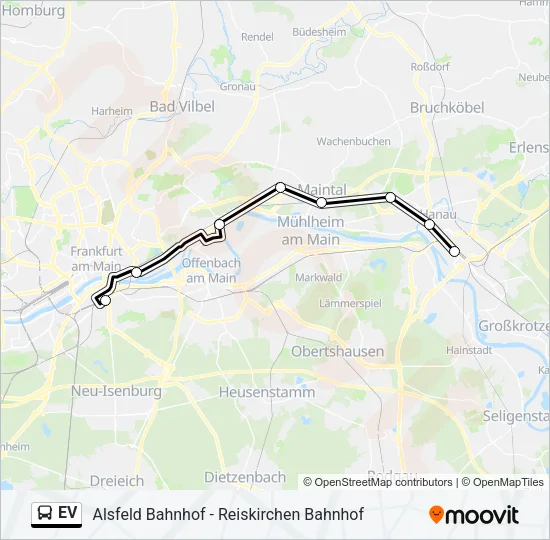 EV Bus Line Map