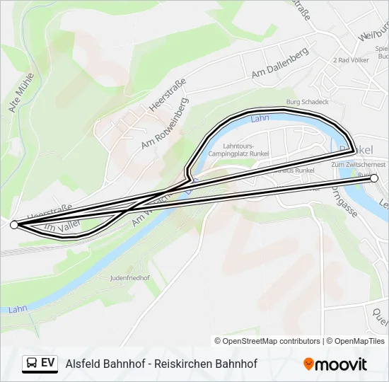 EV Bus Line Map