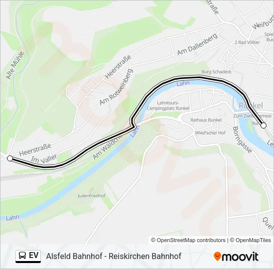 EV Bus Line Map