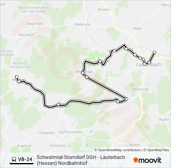 VB-24 Bus Line Map