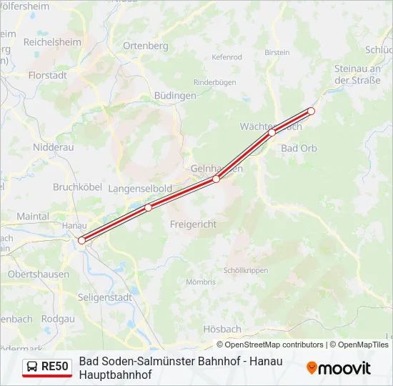 RE50 Bus Line Map