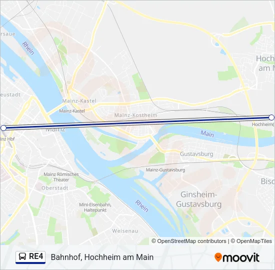 RE4 Bus Line Map