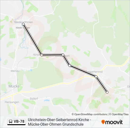 VB-78 Bus Line Map