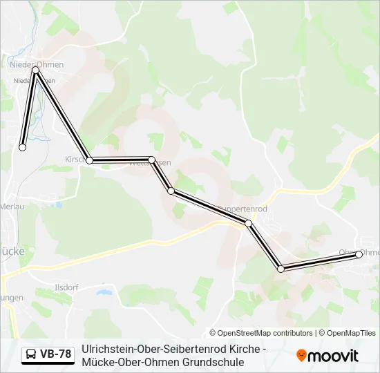 VB-78 Bus Line Map