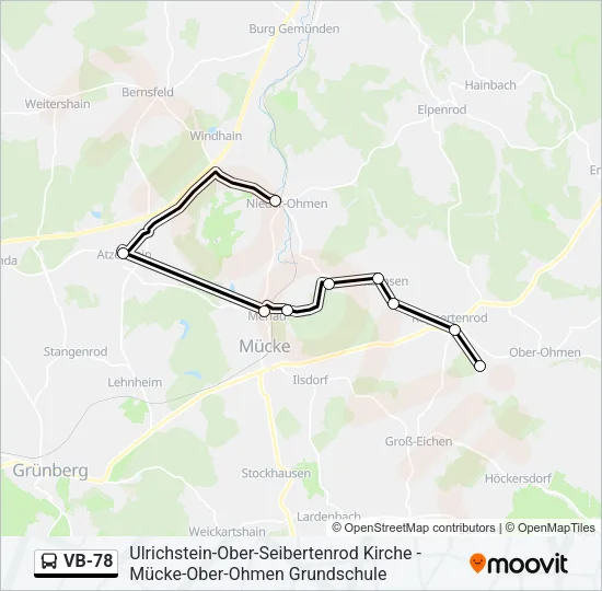 VB-78 Bus Line Map