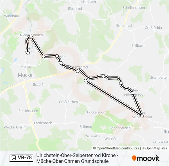 VB-78 Bus Line Map