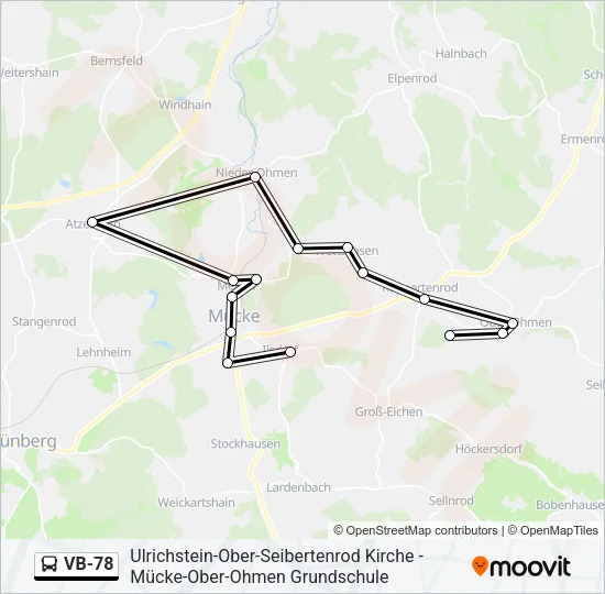 VB-78 Bus Line Map