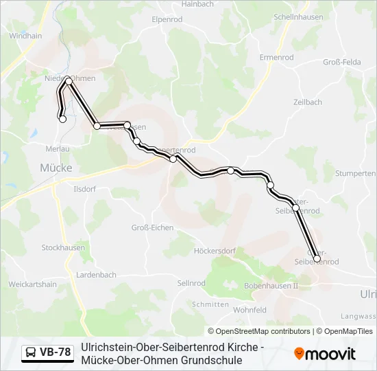 VB-78 Bus Line Map
