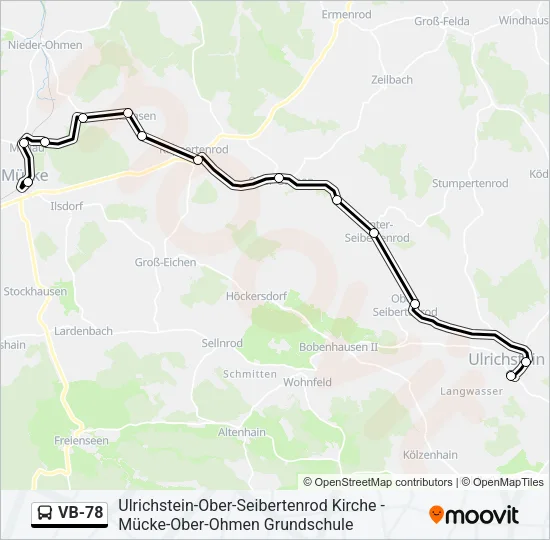 VB-78 Bus Line Map