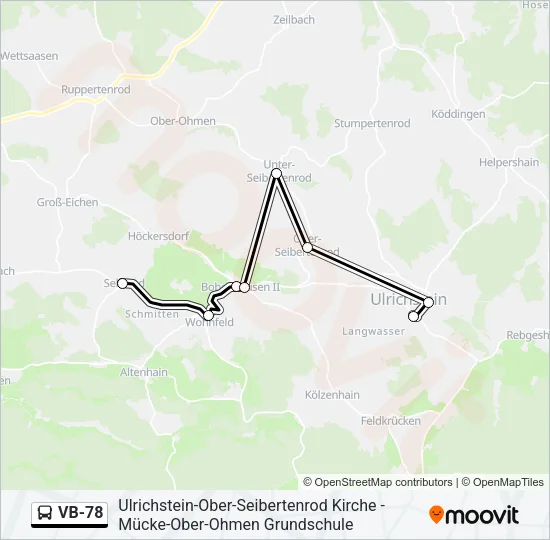 VB-78 Bus Line Map