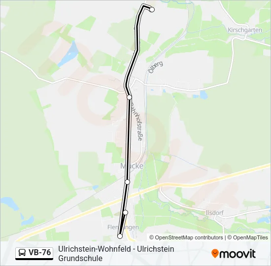 VB-76 Bus Line Map