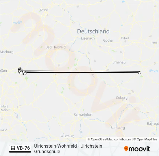 VB-76 Bus Line Map