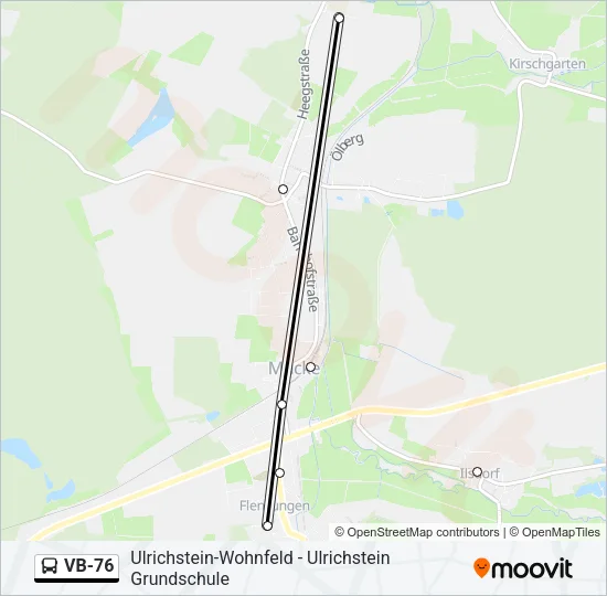 VB-76 Bus Line Map