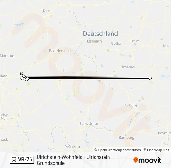 VB-76 Bus Line Map