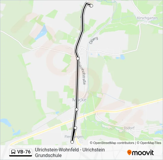 VB-76 Bus Line Map