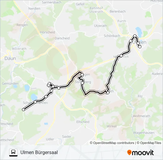 519 RUFBUS Bus Line Map