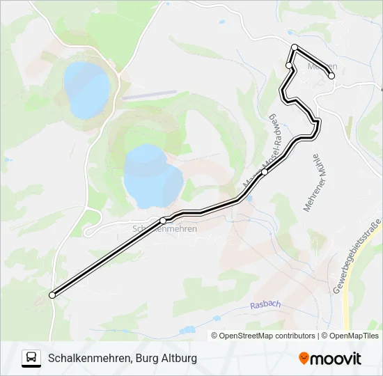 519 RUFBUS Bus Line Map