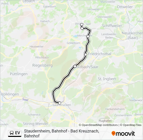 EV Bus Line Map