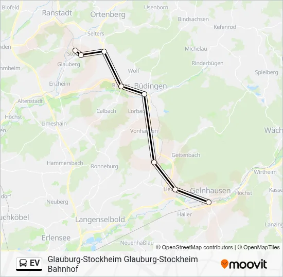 EV Bus Line Map