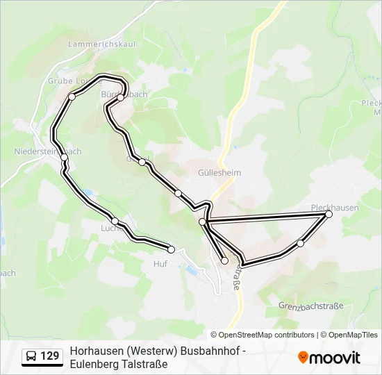 129 Route: Schedules, Stops & Maps - Horhausen (Westerw) Kindergarten ...