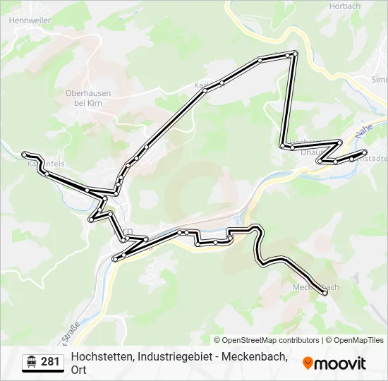 281 Route: Schedules, Stops & Maps - Hochstetten, Industriegebiet (Updated)