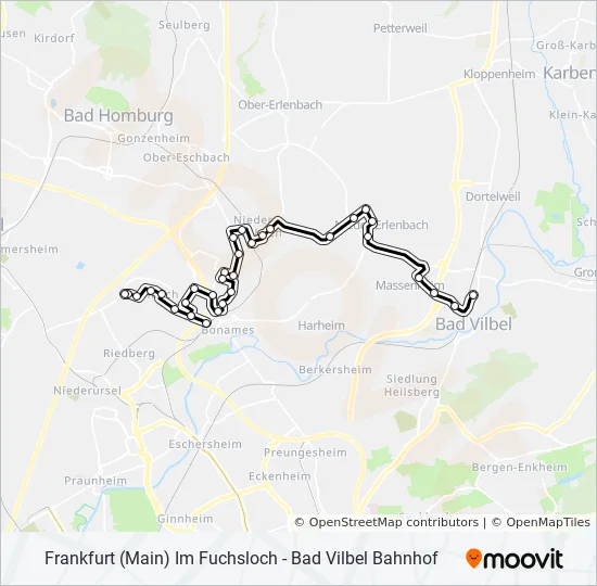 Nh 65 Route Map 65 Route: Schedules, Stops & Maps - Frankfurt (Main) Hopfenbrunnen (Updated)