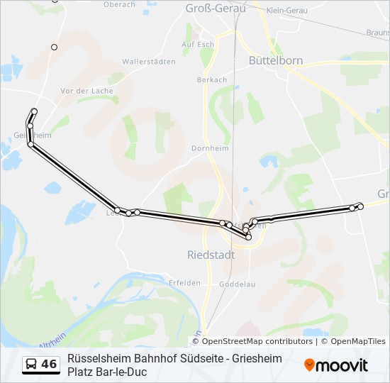 Bus Linie 46 Karte Bus Linie 46 Karte