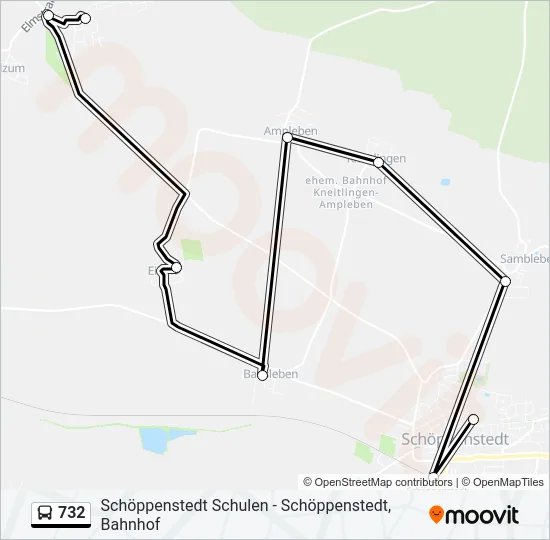 732  Line Map