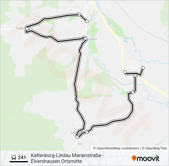 Автобус 241: карта маршрута