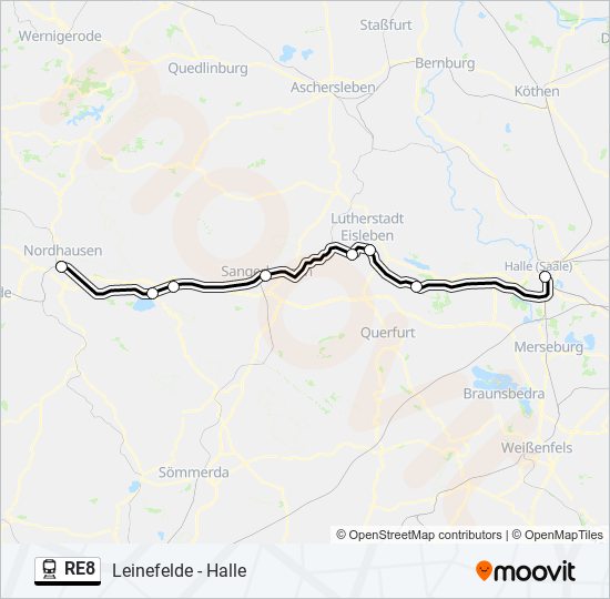 RE8  Line Map