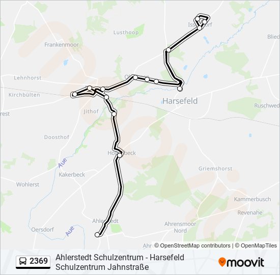 2369 bus Line Map