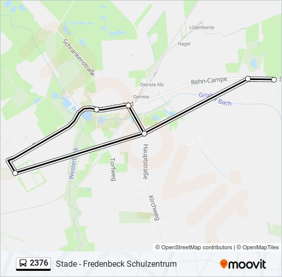 2376 bus Line Map