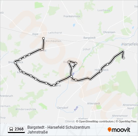 2368 bus Line Map