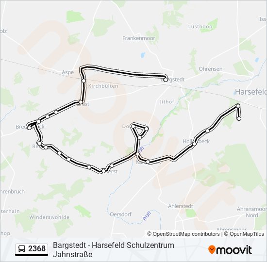 2368 bus Line Map