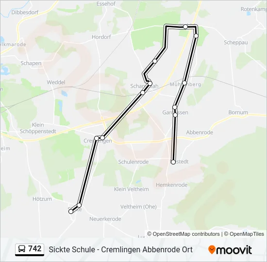 742  Line Map