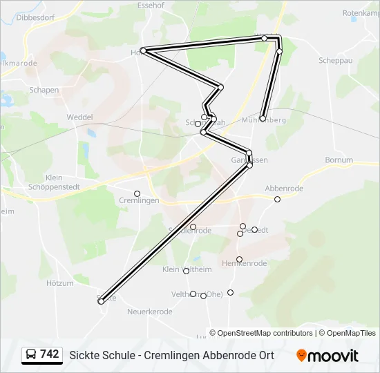 742  Line Map