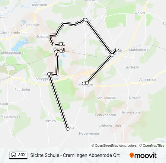742  Line Map