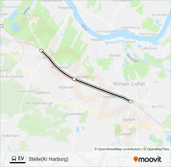 EV Bus Line Map