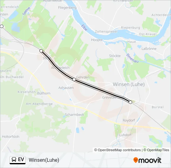 EV Bus Line Map