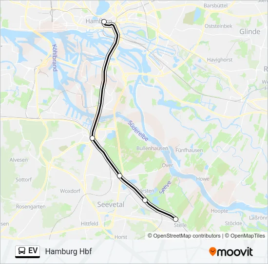 EV Bus Line Map
