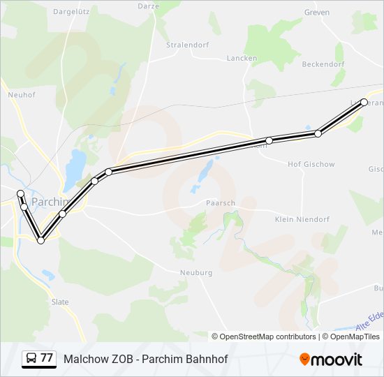 77 Route: Schedules, Stops & Maps - Lutheran (Updated)