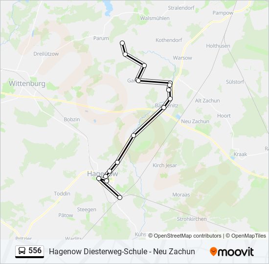 556 Route: Schedules, Stops & Maps - Schossin (Updated)