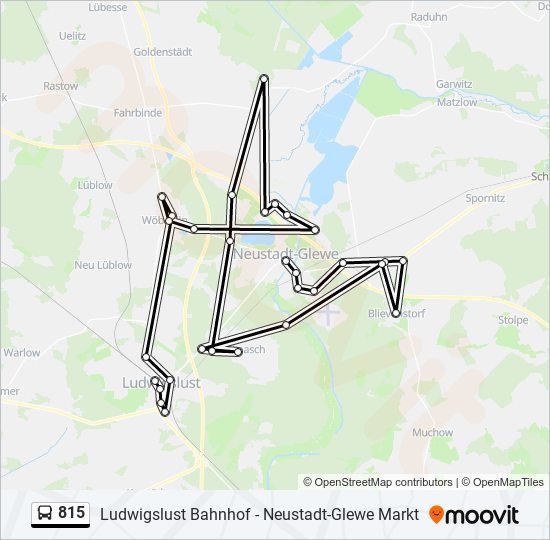 815 bus Line Map