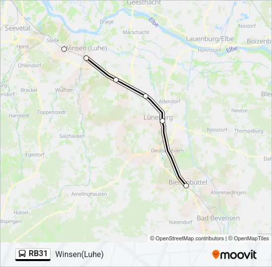 RB31 Bus Line Map