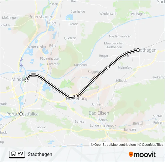 EV Bus Line Map