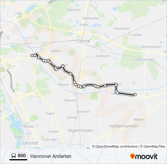 Buslinie 800 Hannover Kröpcke