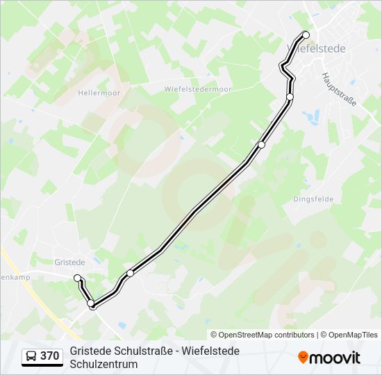 370 Route: Schedules, Stops & Maps - Wiefelstede Schulzentrum (Updated)