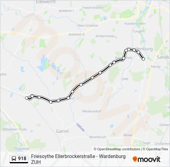 918 Route: Schedules, Stops & Maps - Bösel (Updated)