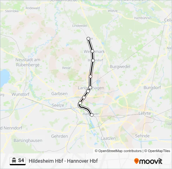 S4 Fahrplan Hannover