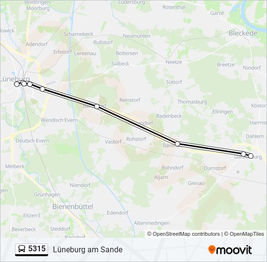 5315 bus Line Map